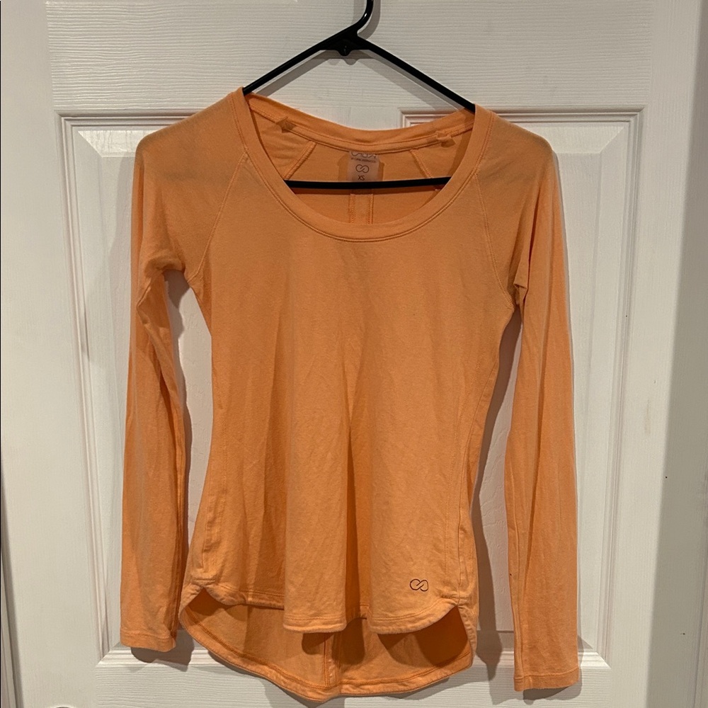 CALIA by Carrie Underwood Peach Long Sleeve Top